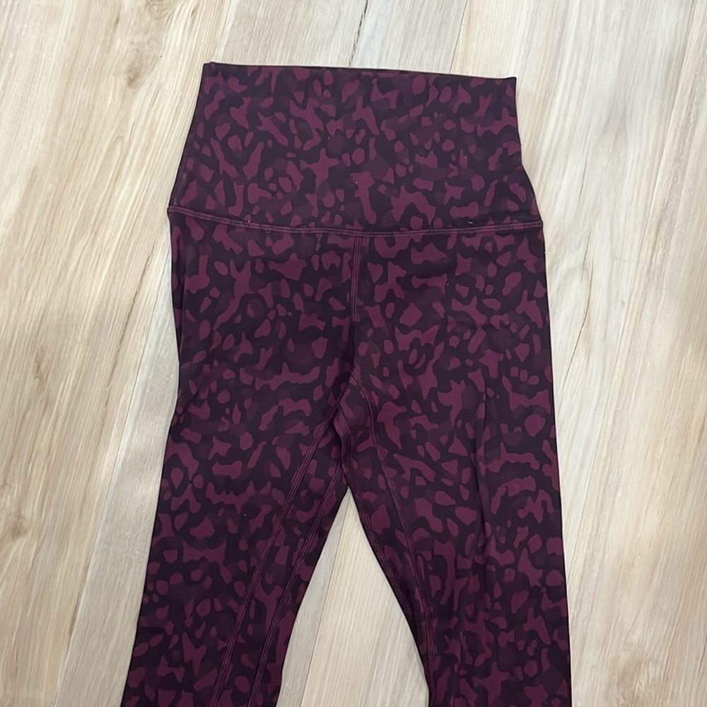 Lululemon Align 28" High-Rise Yoga Pants Size 2 Dark Adobe Multi Camo Print - Picture 4 of 8